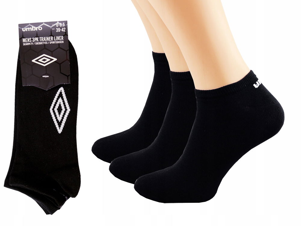 Umbro nízke ponožky bavlnené 3 Páry 43-46