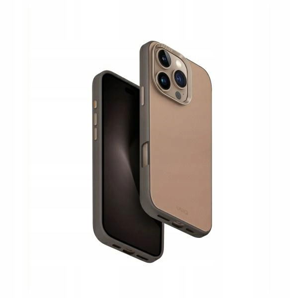 Uniq puzdro Lyden Ds pre iPhone 16 Pro 6.3" Magclick Charging hnedo-sivé/f