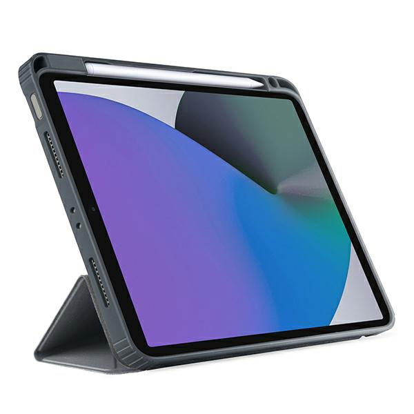 Uniq puzdro Moven iPad Pro 12,9" (2021) Antimicrobial šedá/charcoal grey