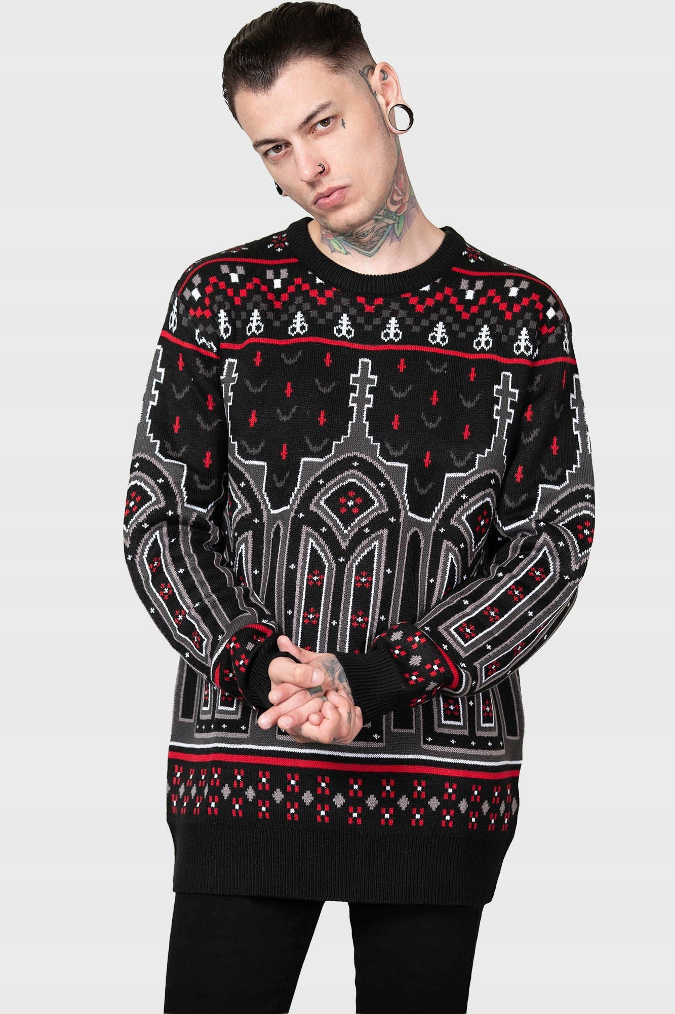Unisex sveter Killstar Devil On My Back [xs]