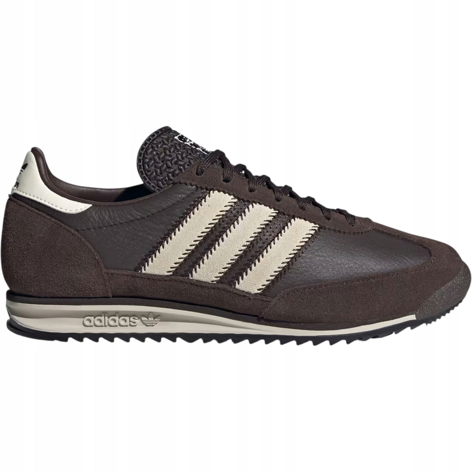 Unisexové topánky Adidas Sl 72 Og JS3983 hnedé textilné kožené retro 36 2/3