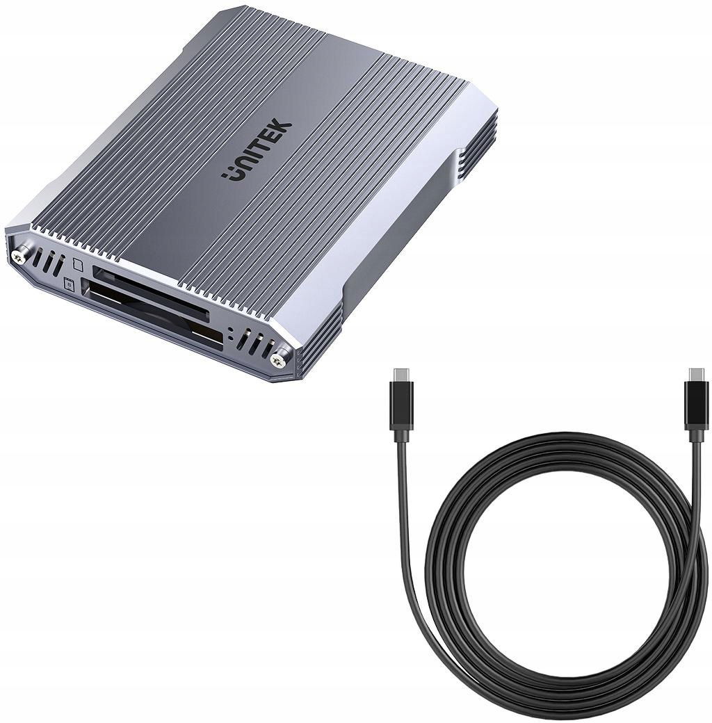 Unitek Čítačka pamäťových kariet Cf Express, SD/microSD, Usba 10 Gbs Hub