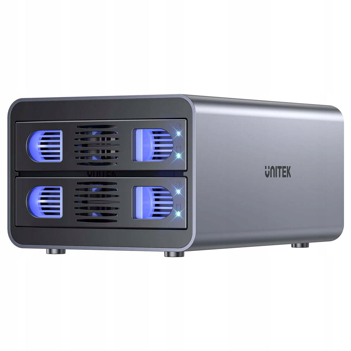 Unitek S1308B01 Puzdro Raid 2.5 3.5 Usb C 5Gbps 40TB