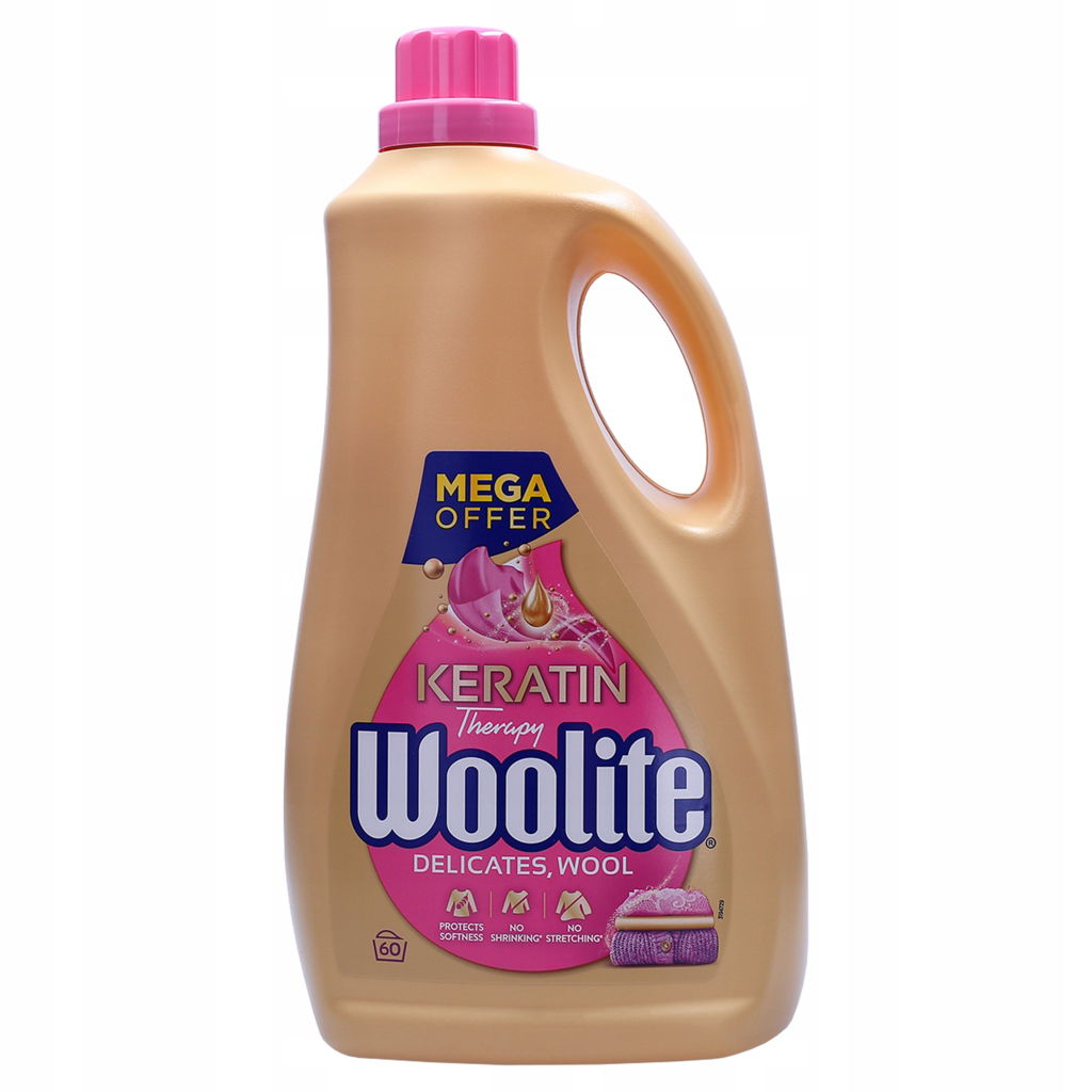 Univerzálny prací prostriedok Woolite Delicate Keratin 3,6 l 60 praní