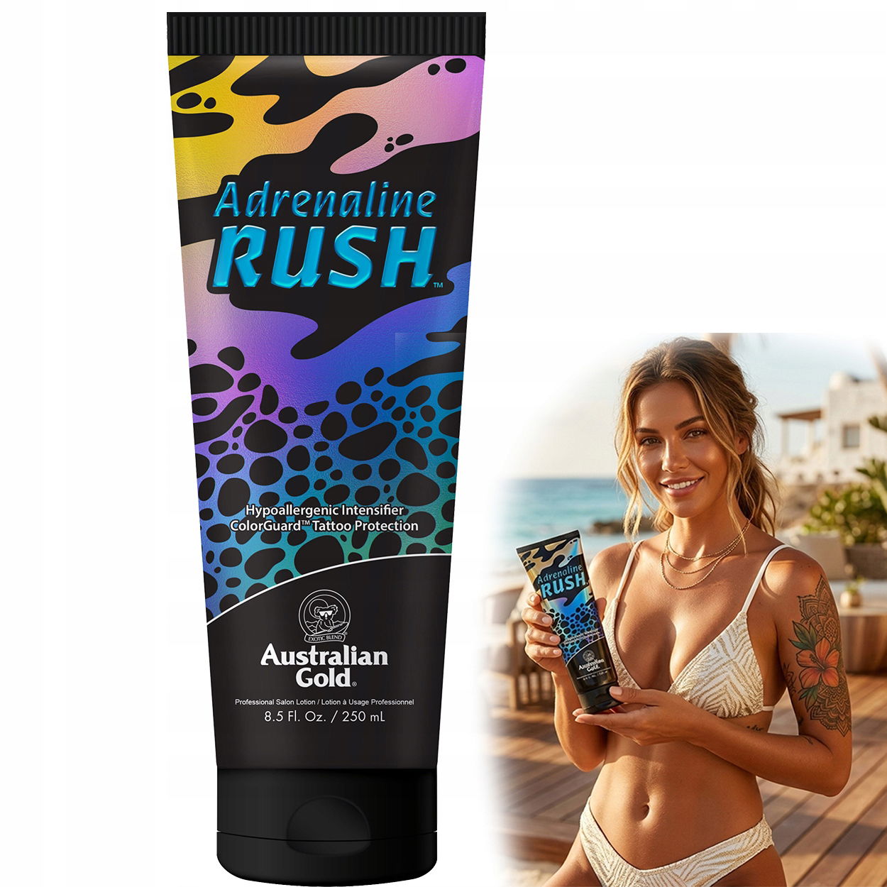 Urýchľovač opaľovania Australian Gold Adrenaline Rush Hypoallergenic