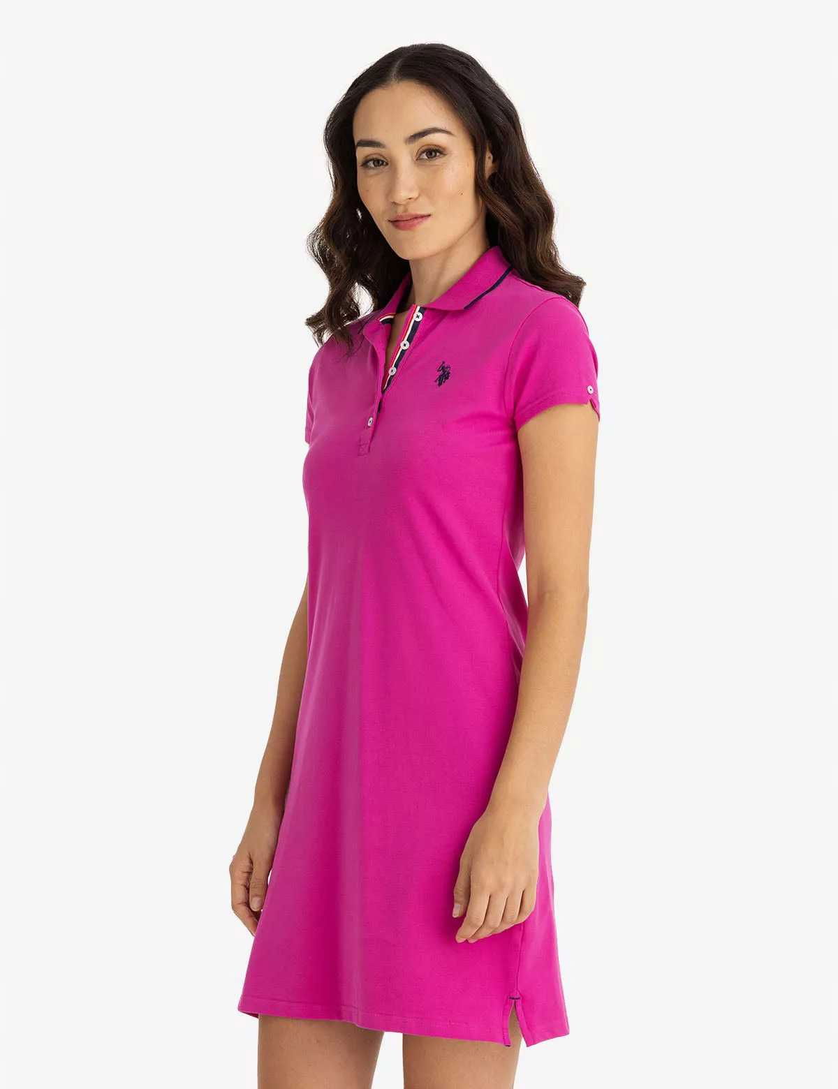 Us Polo Assn. dámske šaty fialové M