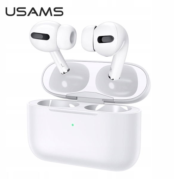 Usams Slúchadlá Bluetooth 5.0 Tws Emall bezdrôtové biele/biele Bh