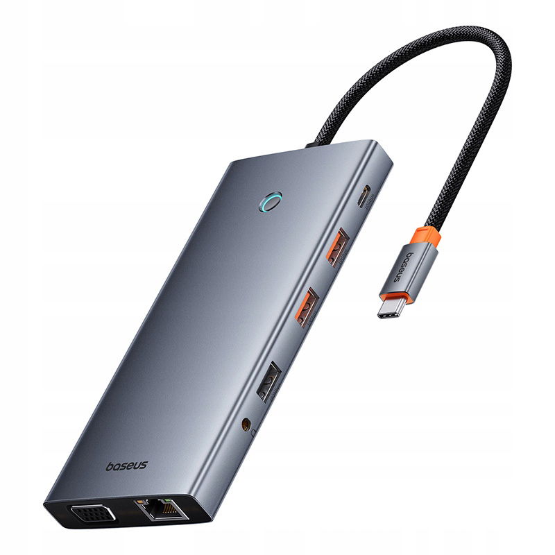 Usb-c hub Baseus 13v1 Hdmi, Dp, Vga, RJ45, Pd Pre notebook