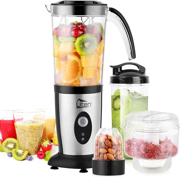 Uten E1336 220W strieborný Stolný mixér