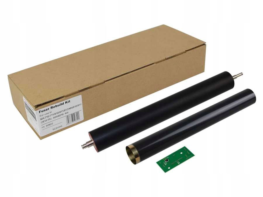 Valček pece fólia čip na lexmark MX710 711 810