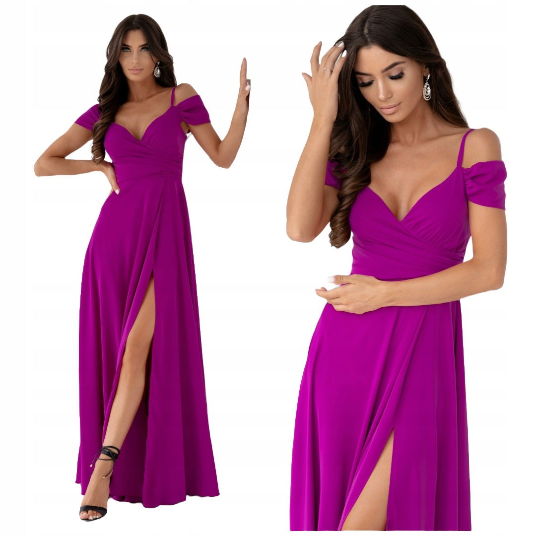 Valentina Maxi Fuchsia Rozklosovaná Svadobná sukňa XL