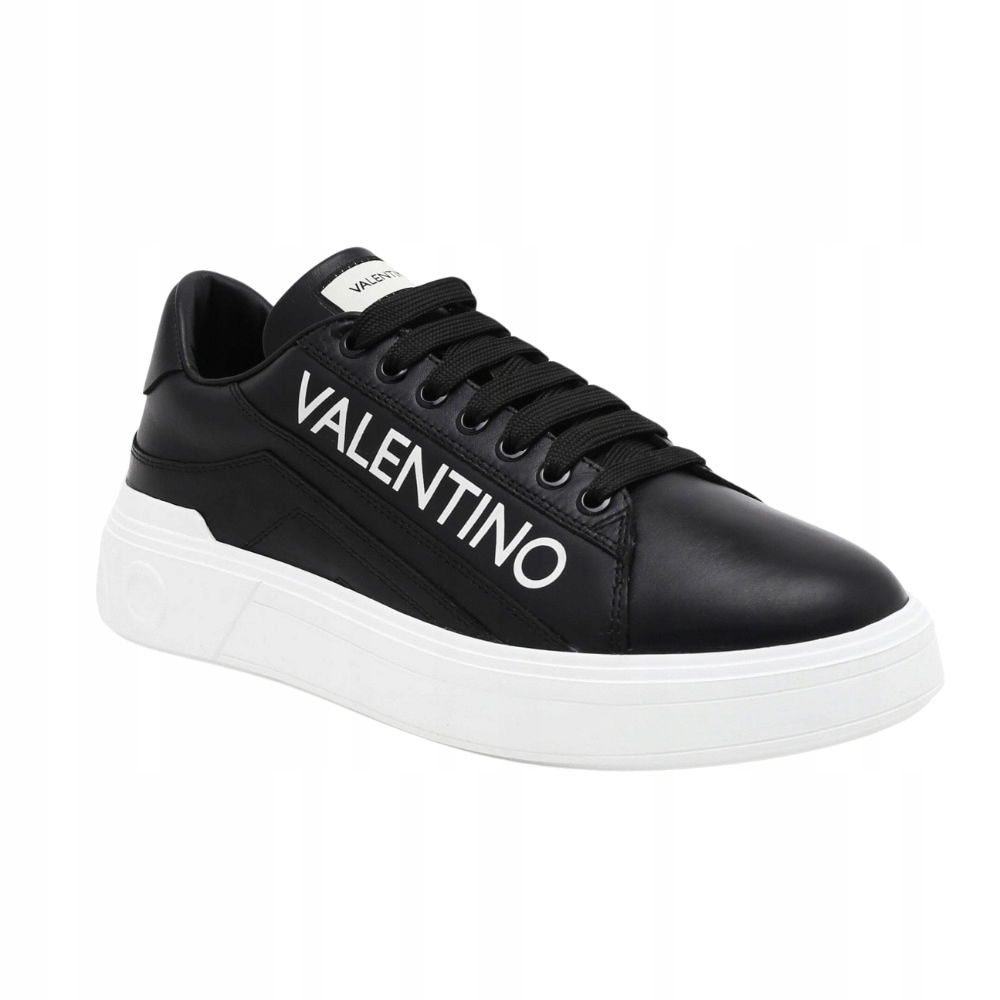 Valentino Čierne tenisky Rey Lace-up 42
