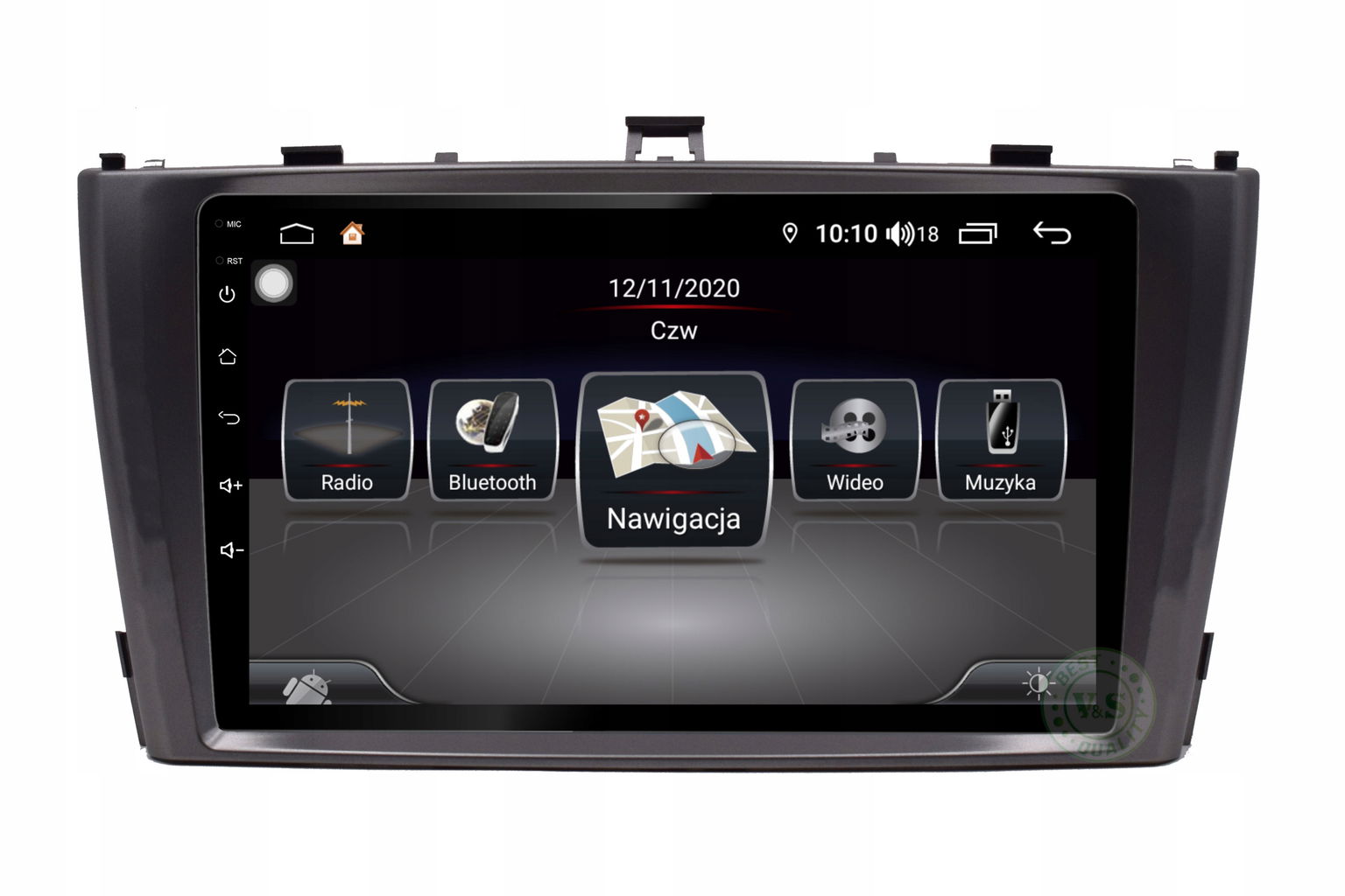 V&s Qled Navigácia Toyota Avensis T27