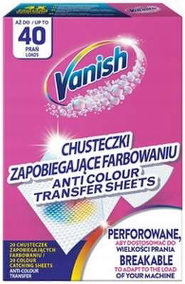 Vanish Color Protect Utierky zachytávajúce farbivo, 40 praní