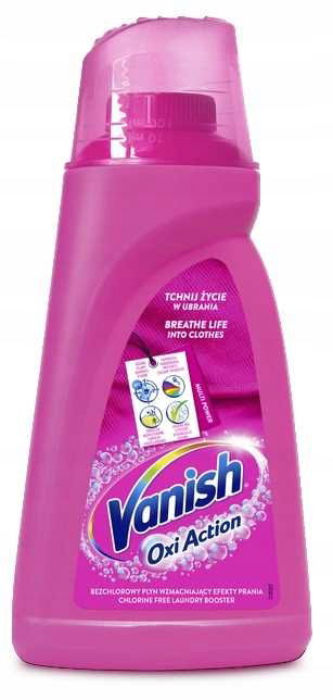 Vanish Multi-akčný Odstraňovač Škvŕn Na Farebné Tekuté Tkaniny 1 L