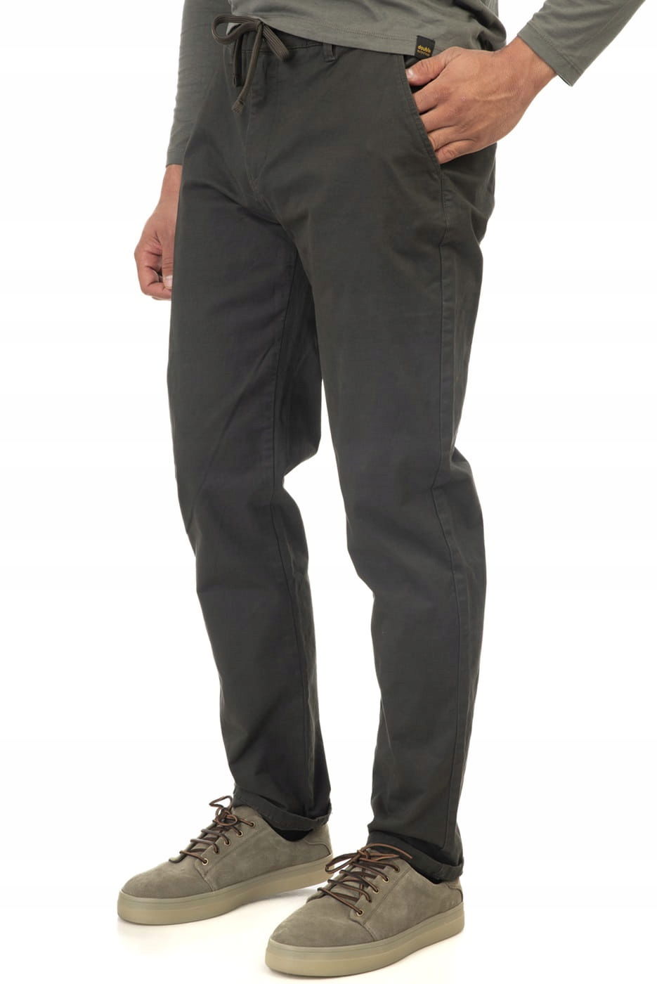 Veľké pánske nohavice Chino Khaki CP-4015 Double