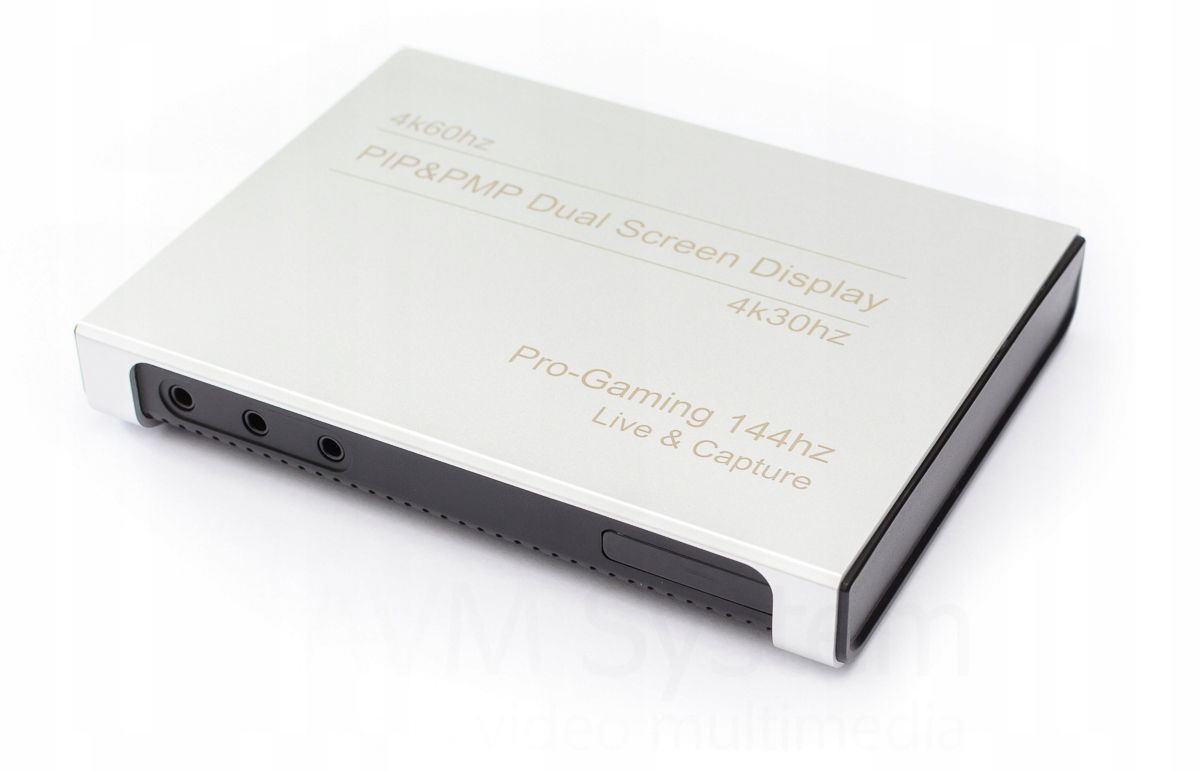 Velocap Streamer Duo dvojitý Hdmi 4K grabber pre hráčov i profesionálov