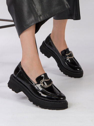 Venezia Kožené mokasíny 041557 85 Black veľ.38