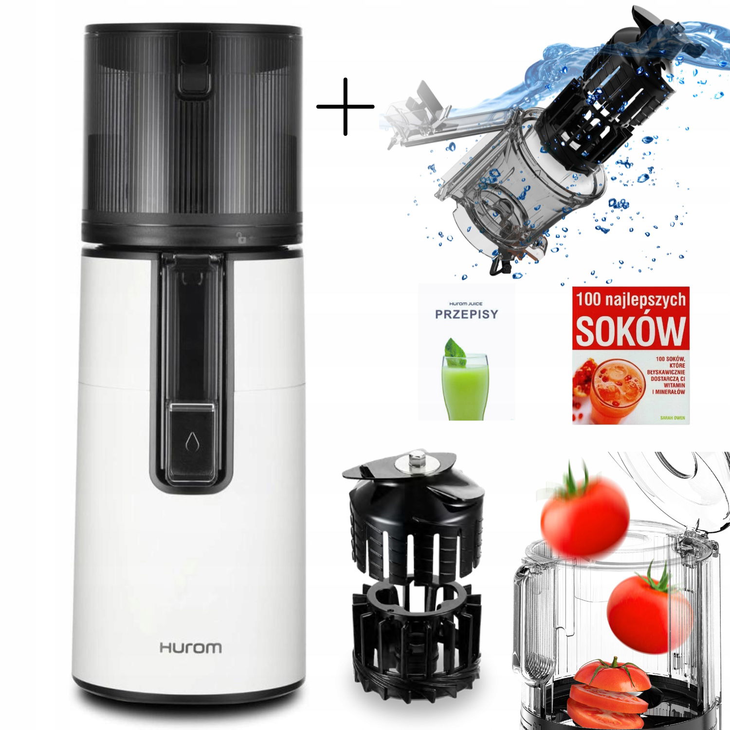 Vertikálny pomalý odšťavovač Hurom H400 150W