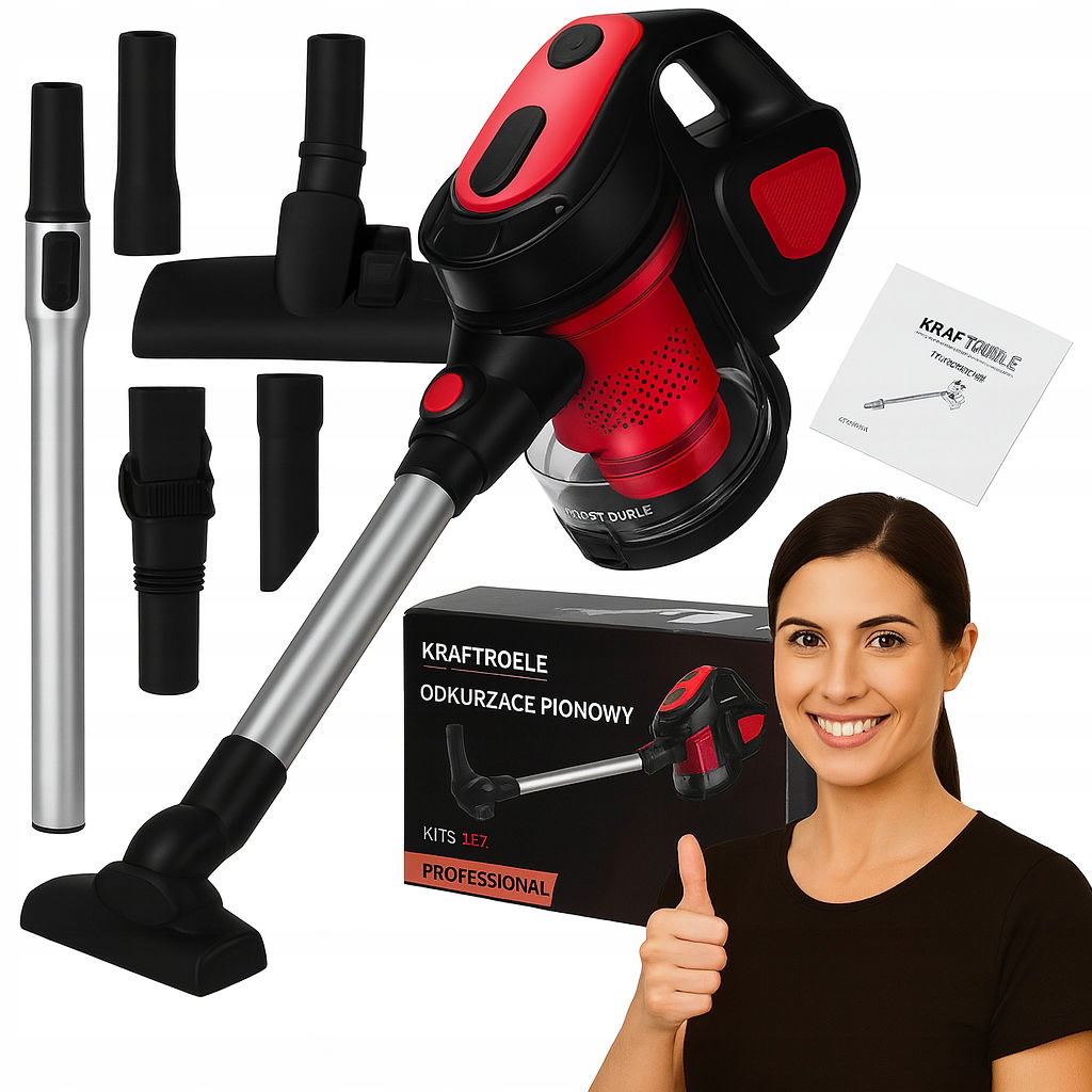 Vertikálny Vysávač 600 W 0,5 L Výkonný