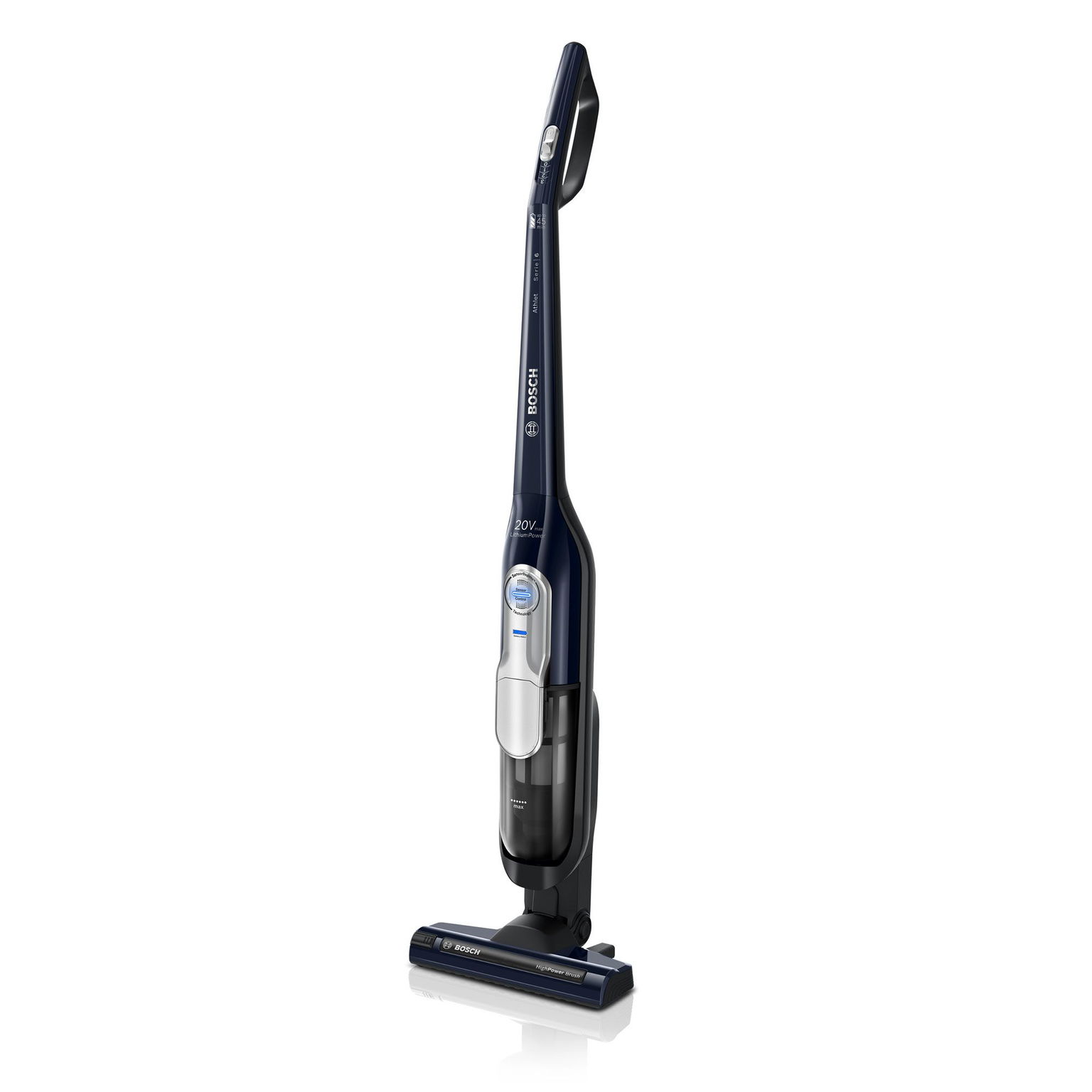 Vertikálny vysávač Bosch BCH85N modrý