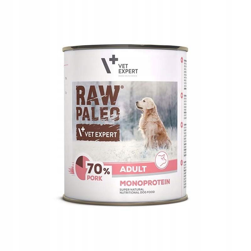 VetExpert Raw Paleo Bravčové mäso Adult Can 800 g