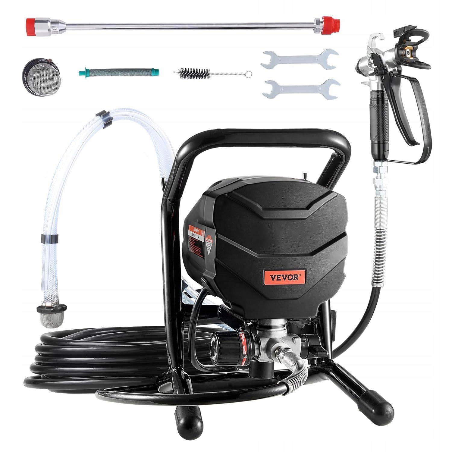 Vevor Bezvzduchový postrekovač na lak 650 W 3000 Psi