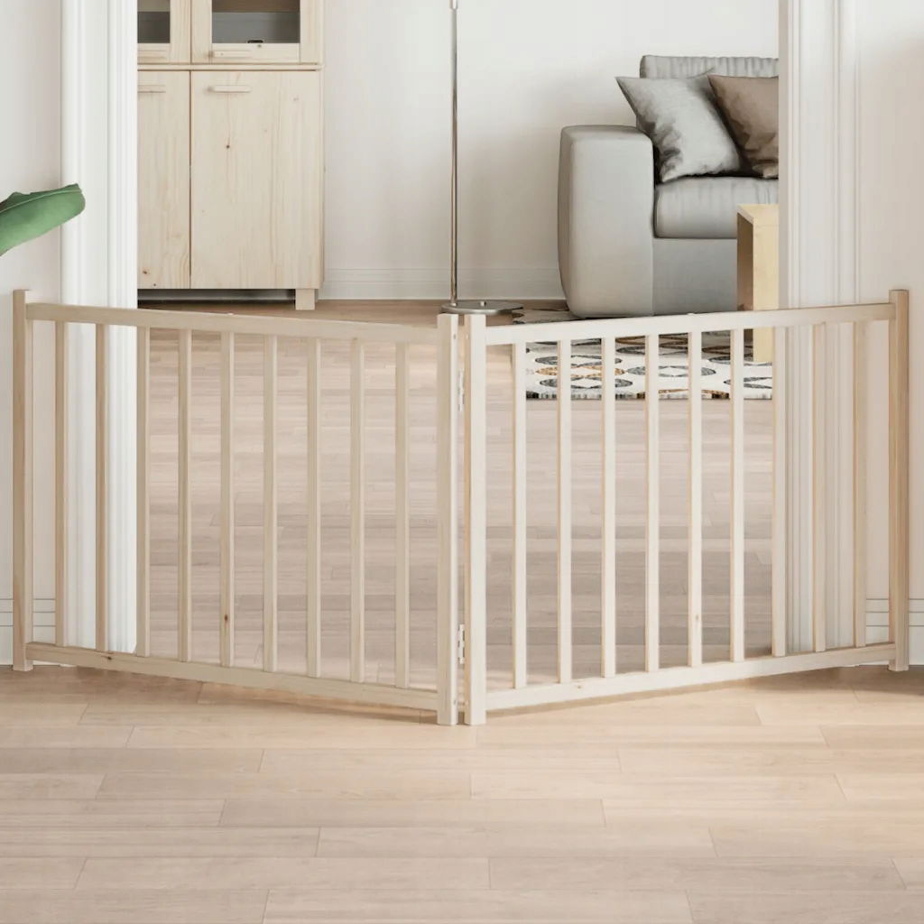 vidaXL Skladacia bezpečnostná bránka pre psa, 2 panely, 160 cm