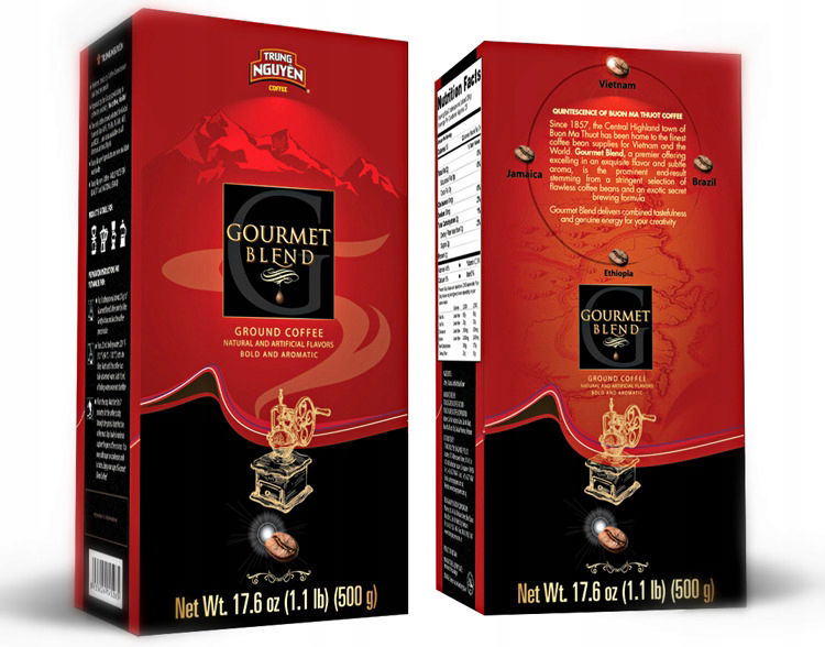 Vietnamska Káva Trung Nguyen Gourmet Blend 500g
