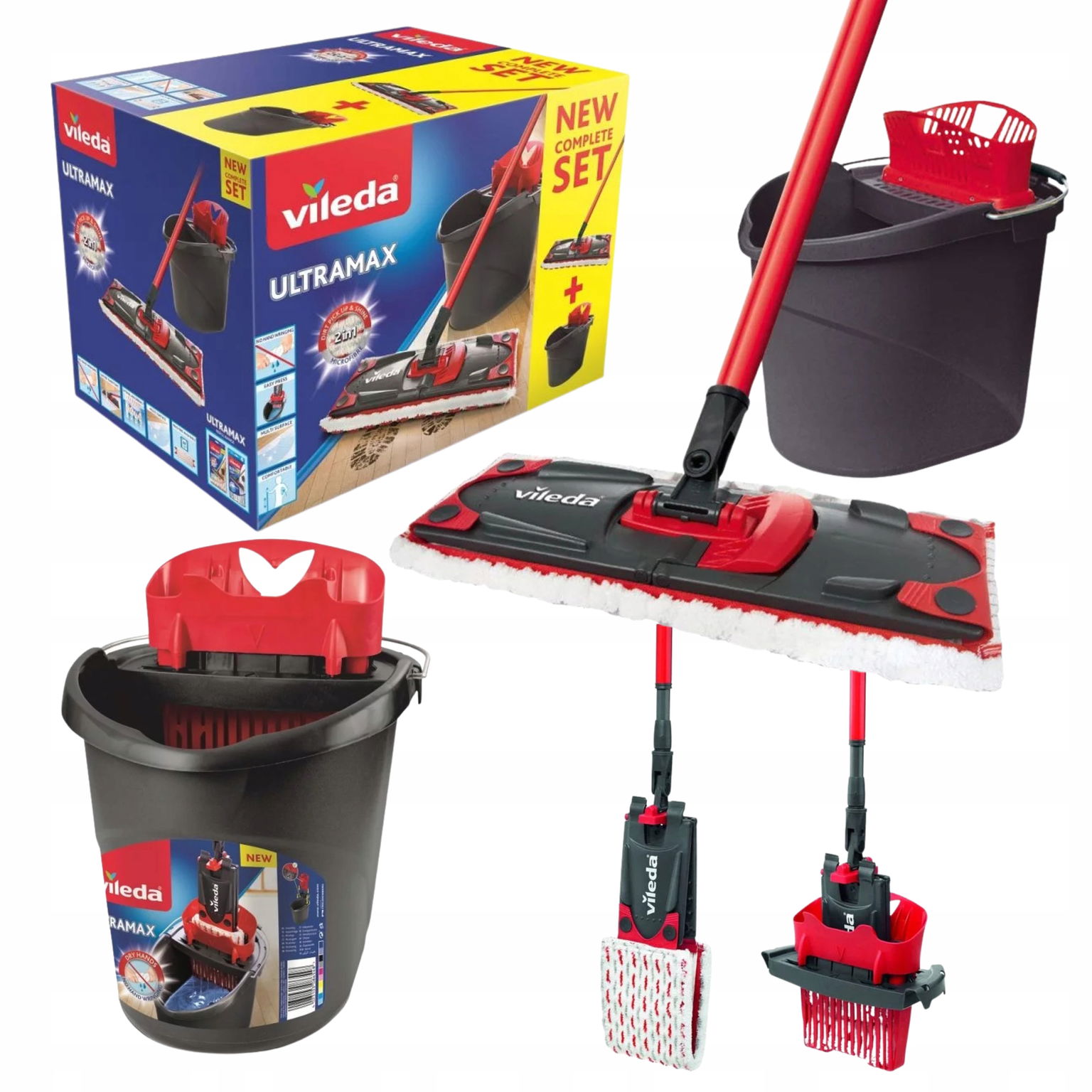 Vileda Ultramax Complete Set box mop vedro