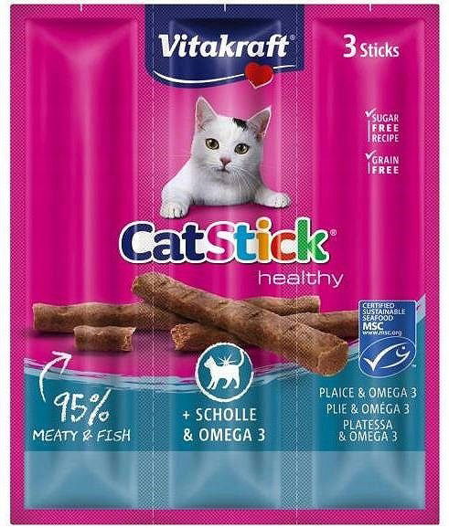 Vitakraft Cat Stick Mini flauta/omega3 pre mačky 3ks