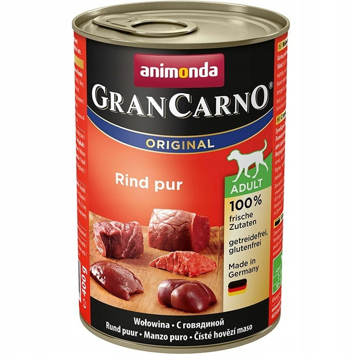 Vlhké krmivo Animonda GranCarno Adult hovädzie mäso 400 g
