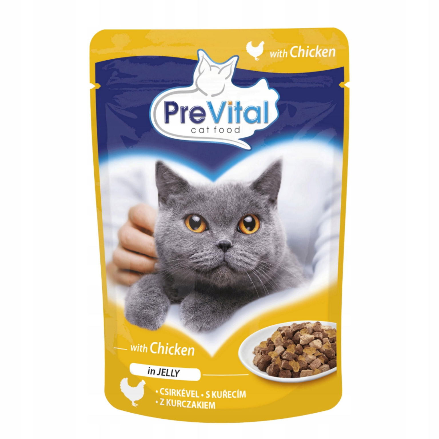 Vlhké Krmivo Krmivo Pre Mačky 100G Kuracie Mäso V Želé