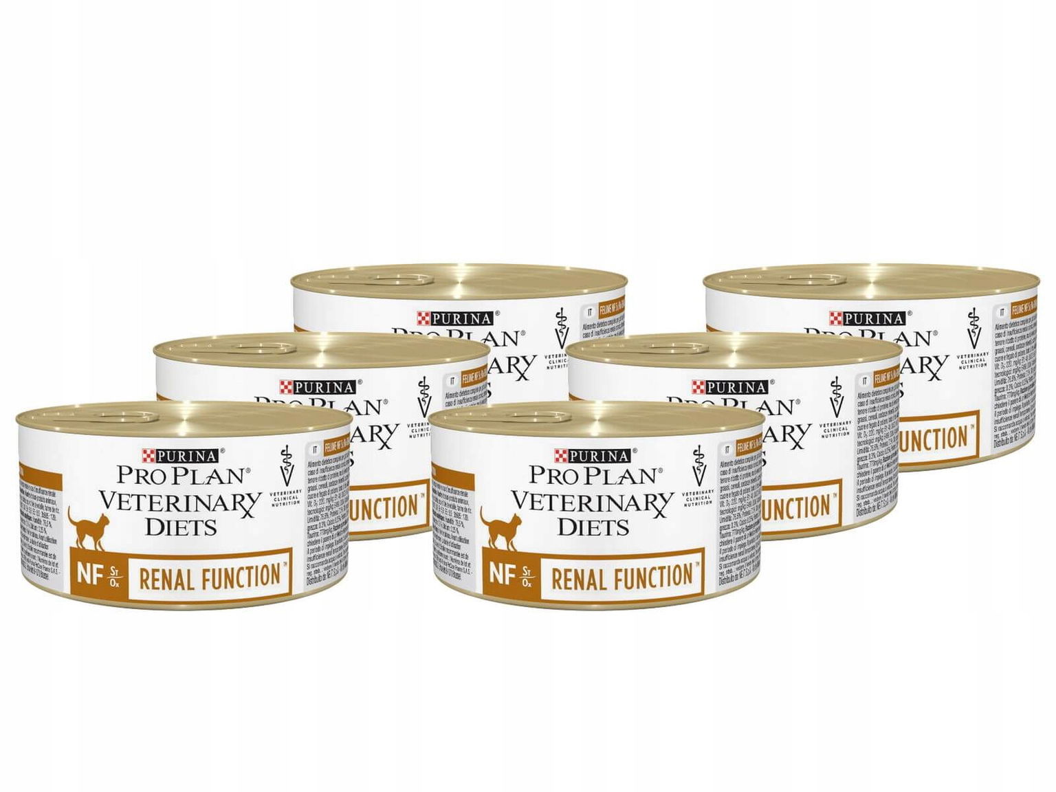 Vlhké krmivo pre mačky na obličky Purina Pro Plan VD Nf 6x195 g
