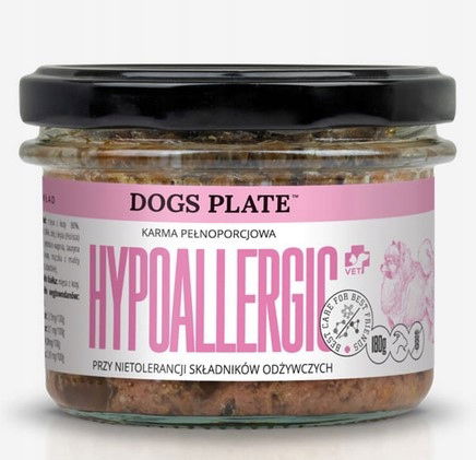 Vlhké Krmivo Pre Psa Dogs plate vet hypoallergic 180 g