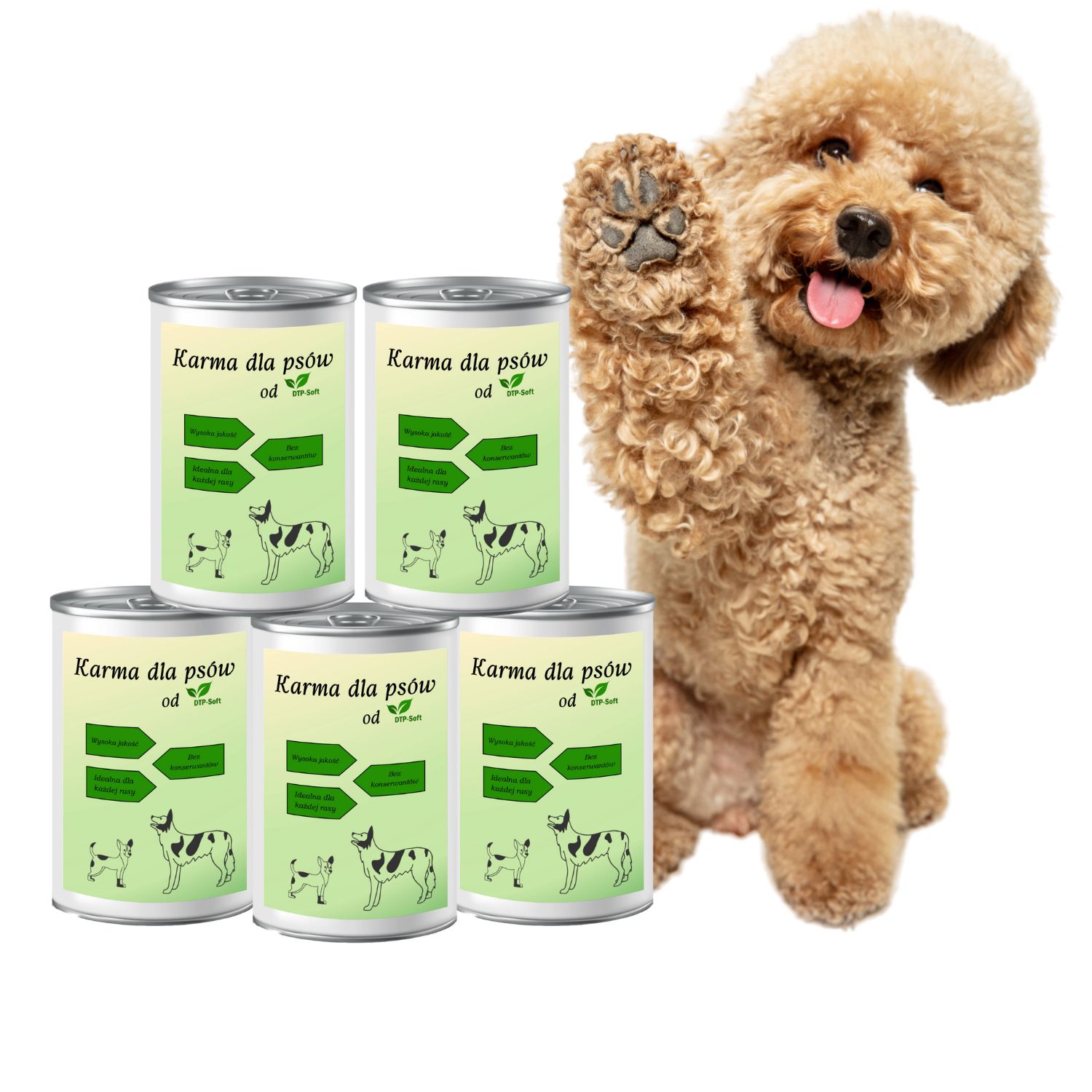 Vlhké krmivo pre psa husacie konzervy 48 x 400 g Dtpsoft
