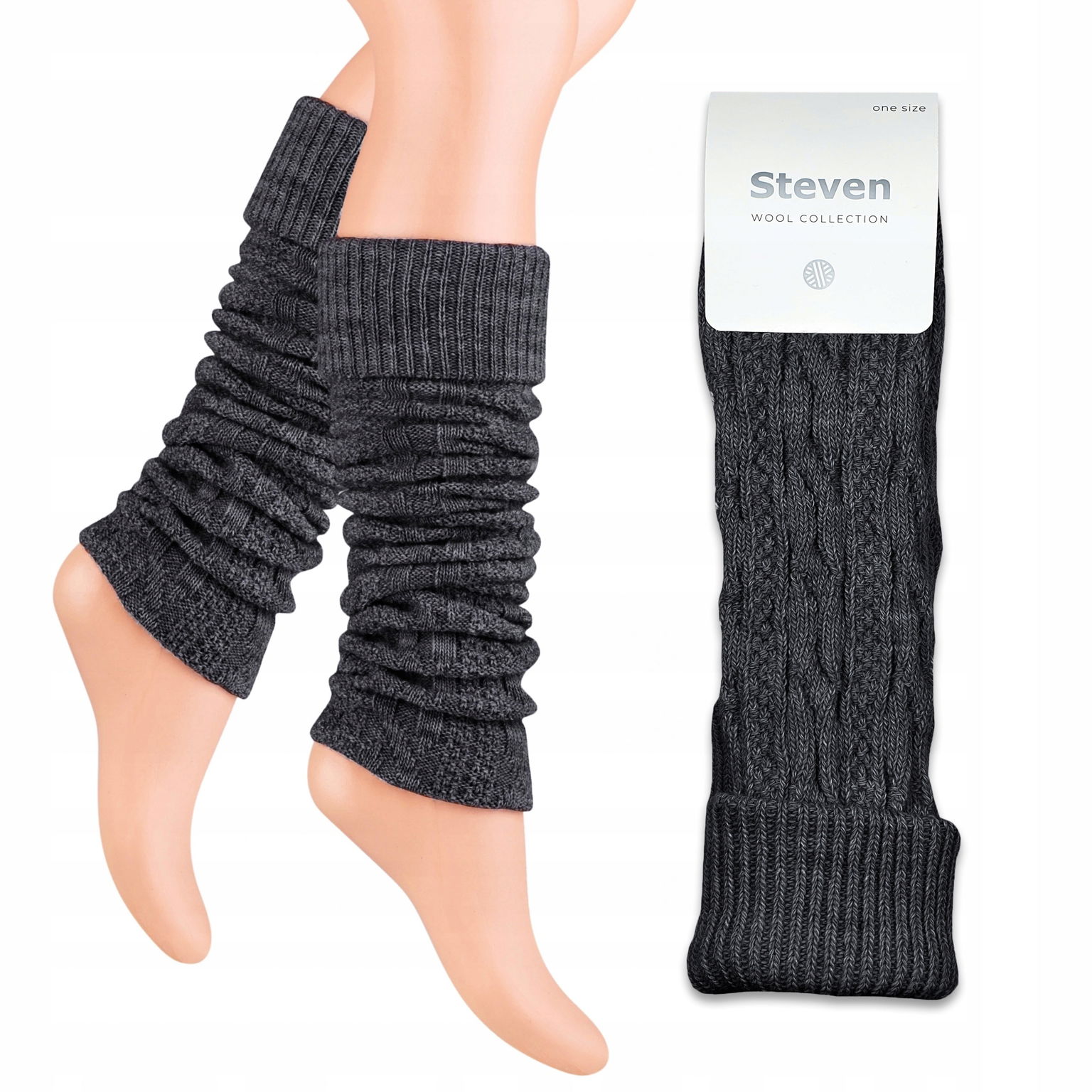 Vlnené Getry dámske Zateplovače Steven 095