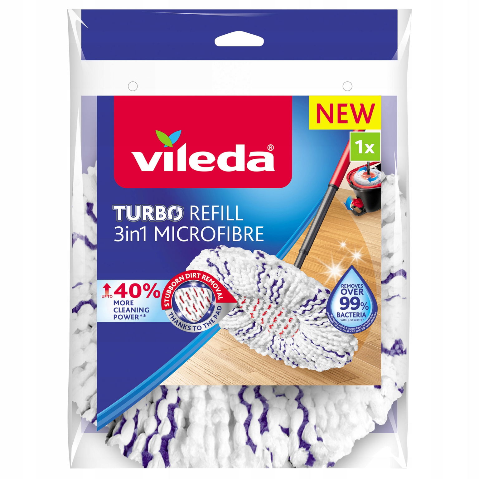 Vložka do rotačného mopu Vileda Turbo 3v1 Mikrovlákno