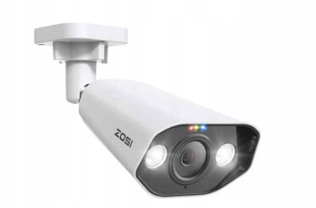 Vnútorná Ip kamera Zosi ZG1828D 4K PoE kovová kamera 4ks
