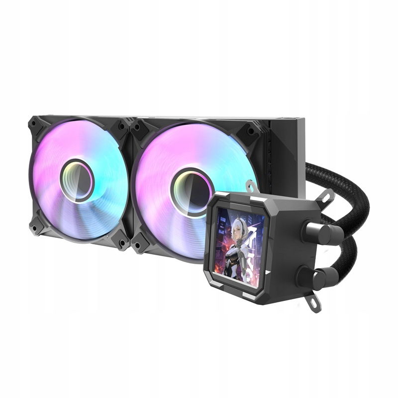 Vodné chladenie Darkflash DV240S Argb LCD Pre Cpu Intel a Amd