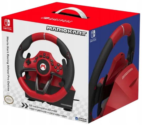 Volant Hori Mario Racing Wheel Pro Deluxe Karty.
