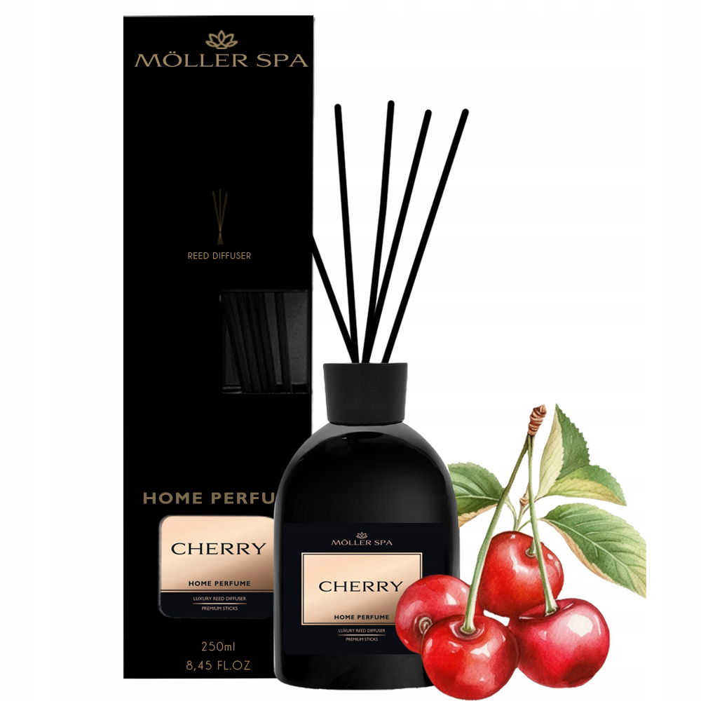 Vôňa Čerešňa Cherry Do Domácnosti Tyčinka Osviežovač 250 ml Veľká Kapacita