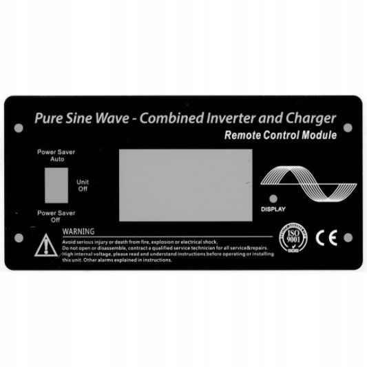 Vonkajší LCD panel pre napájací zdroj meniča Powersinus Power Sinus Volt