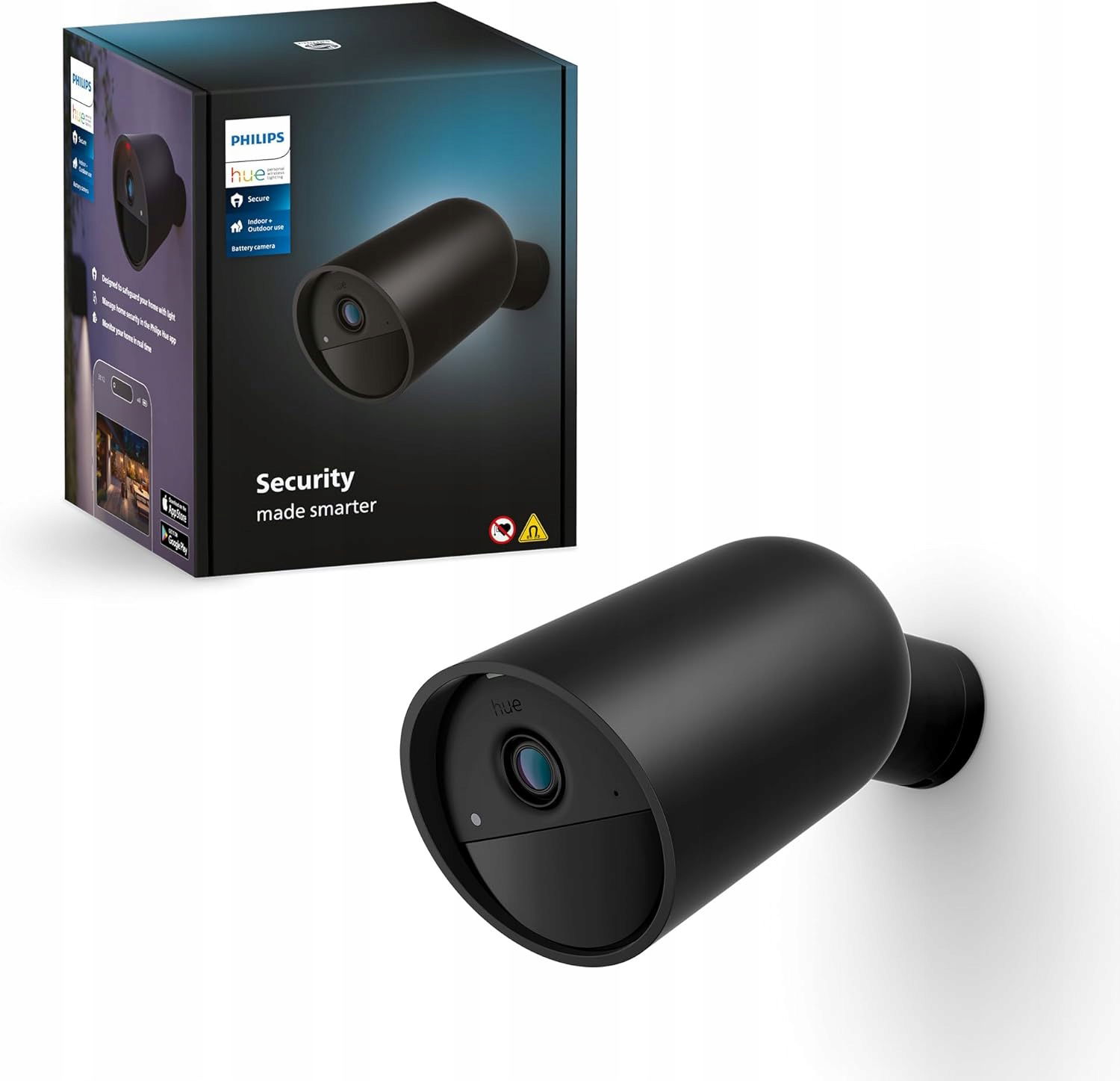 Vonkajšia bezdrôtová Ip kamera 1080p Full Hd Cmos Secure Philips Hue
