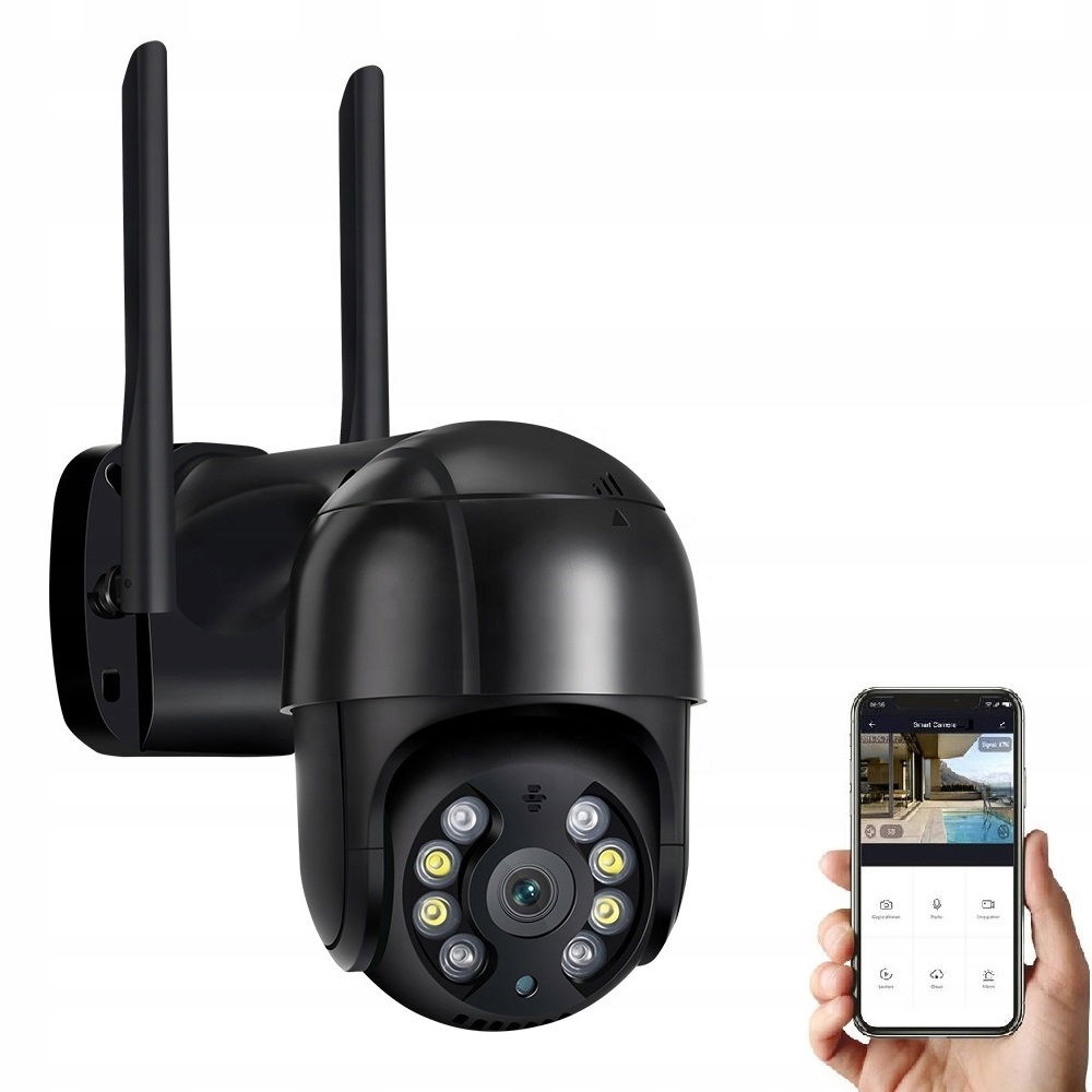 Vonkajšia Bezdrôtová Otočná Kamera IP66 Digicam 2.0 Wifi 5MPX