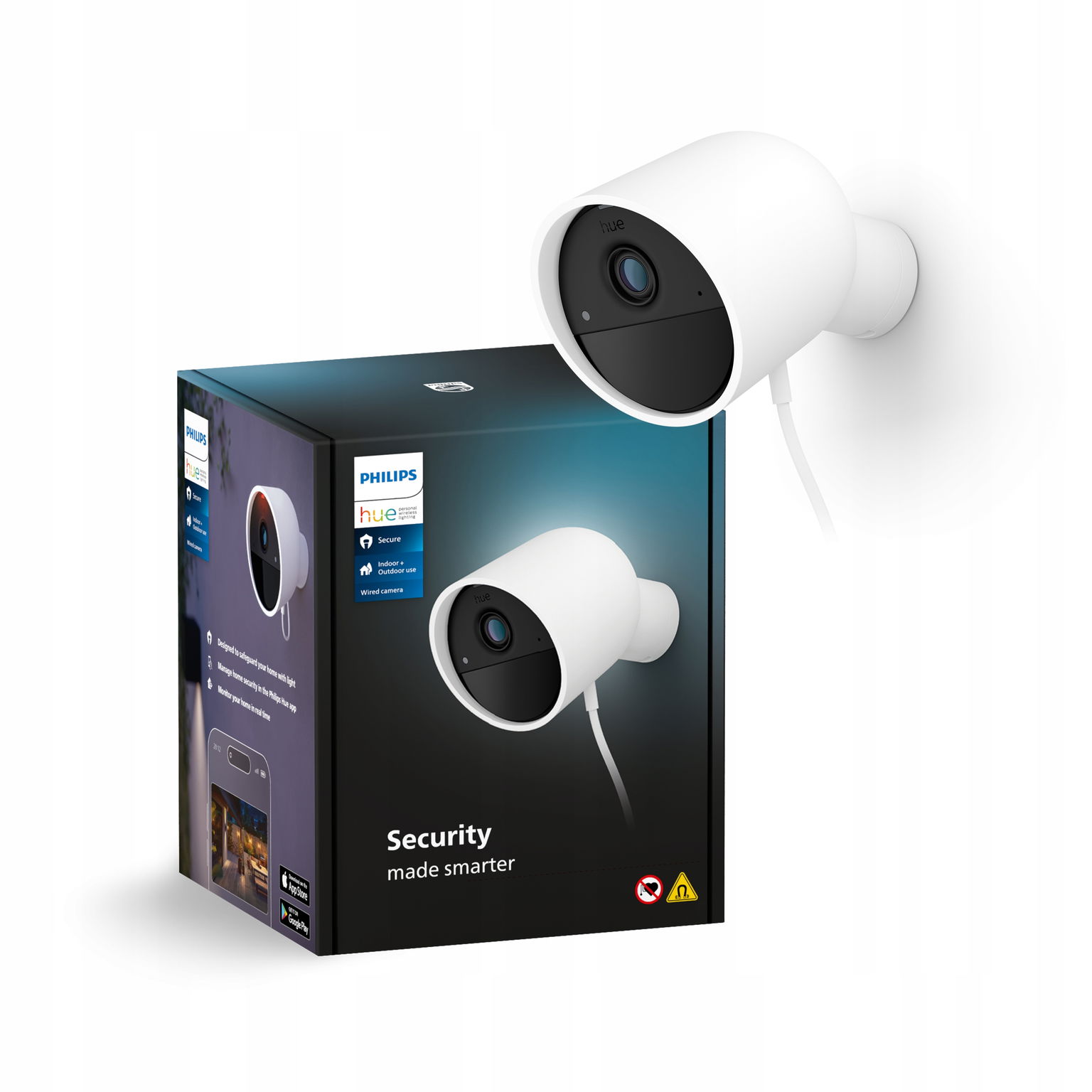 Vonkajšia kamera Secure Káblové nočné videnie IP65 Philips Hue Wifi Zigbee