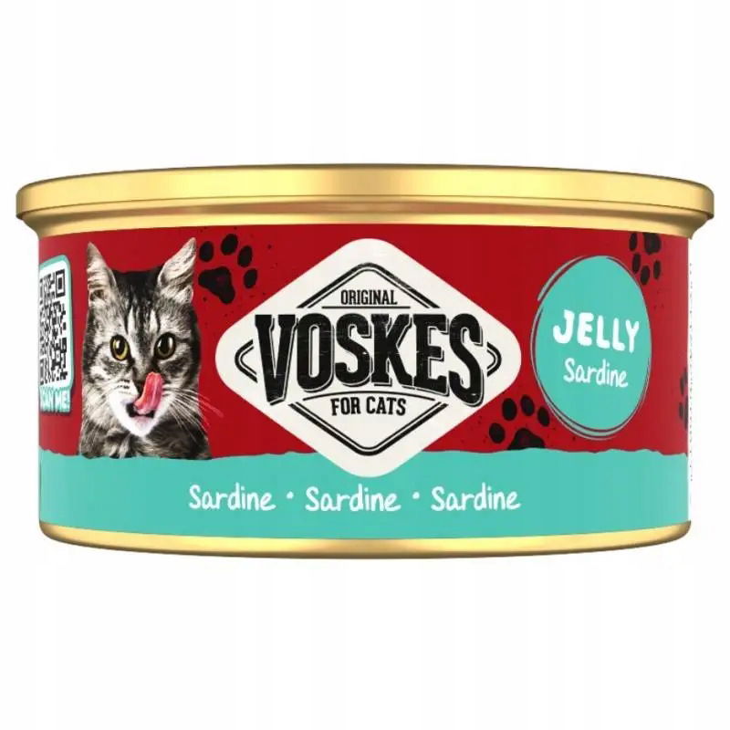 Voskes Cat mokré krmivo sardinky v želé 85 g