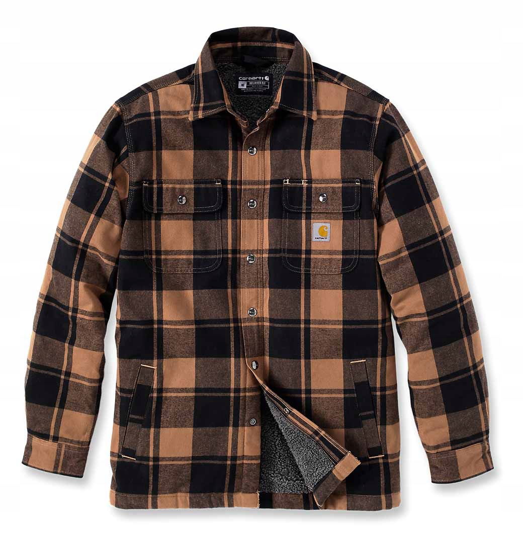 Vrchná košeľa Carhartt Heavyweight Flannel Sherpa