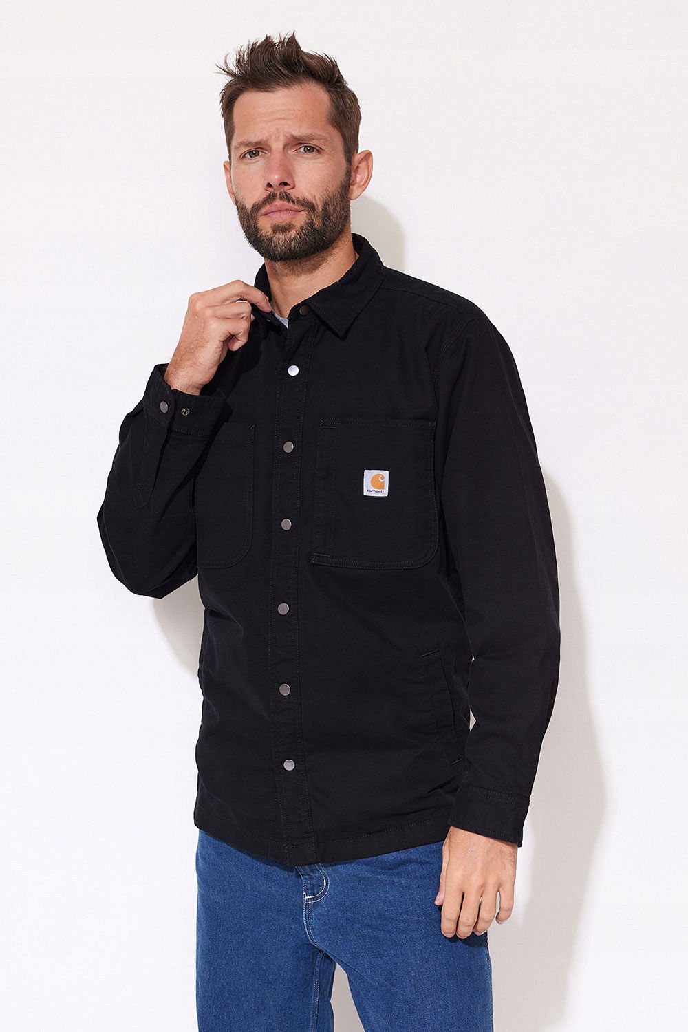 Vrchná košeľa Carhartt Rugged Flex Canvas Fleece