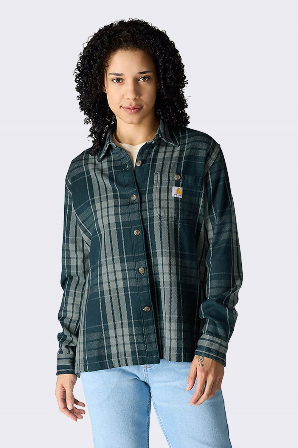 Vrchná košeľa Carhartt Tencel Twill Plaid